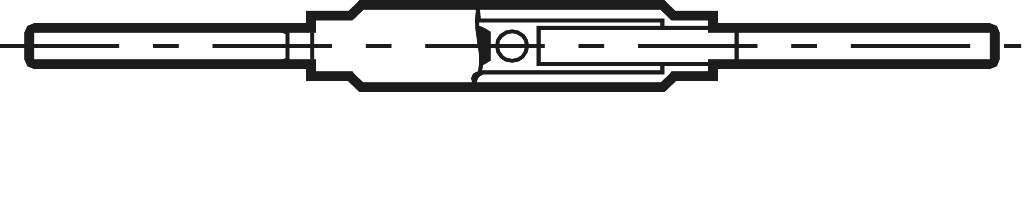 DIN 1478  BM  8  3.6 with weld ends, raw